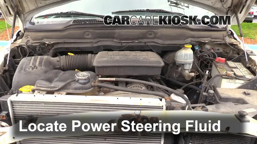2002 Dodge Ram 1500 4.7L V8 Crew Cab Pickup (4 Door) Power Steering Fluid Add Fluid